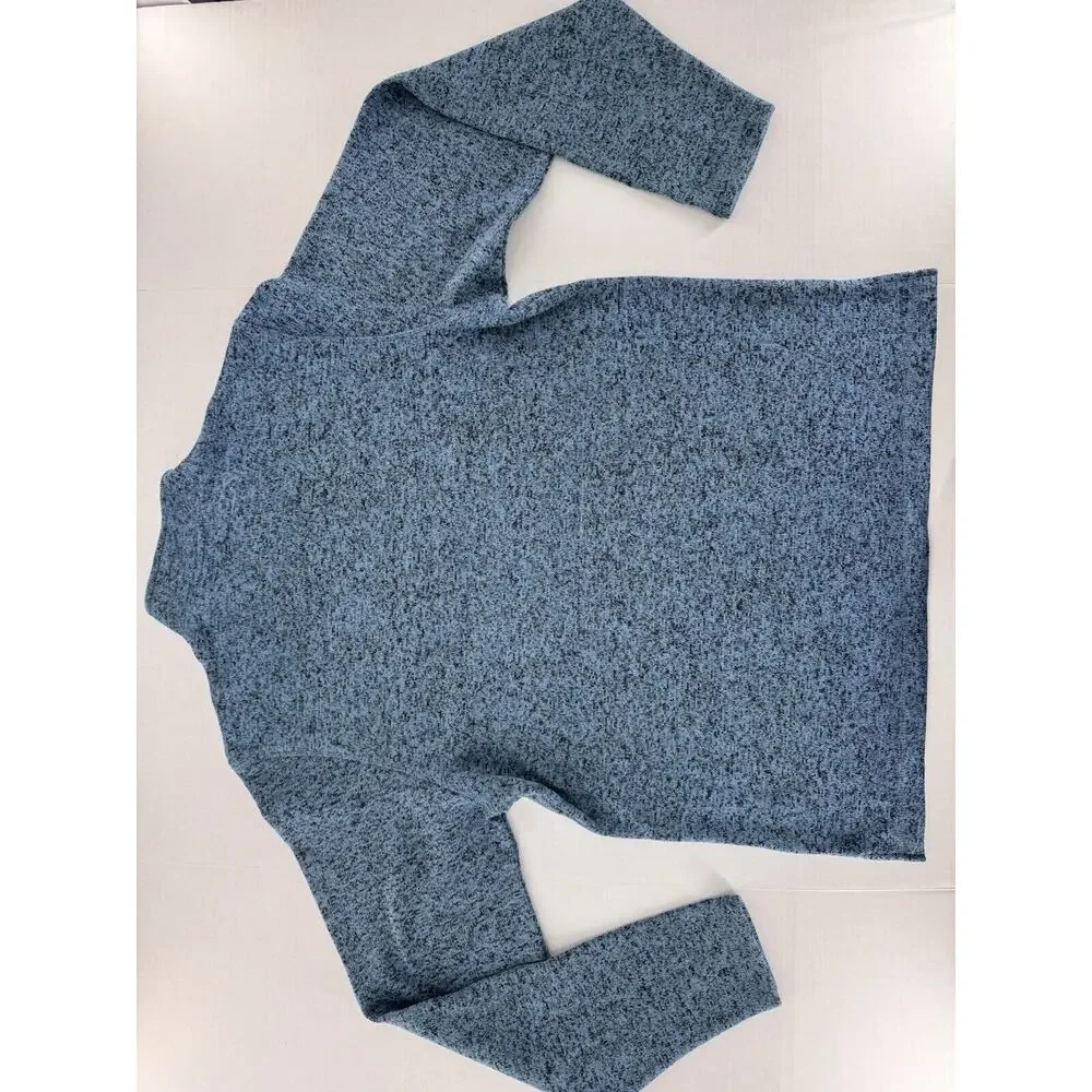 Wrangler George Strait Fleece Sweater Mens Sz M Western Work Farm Blue 1/4 Zip - Picture 12 of 15